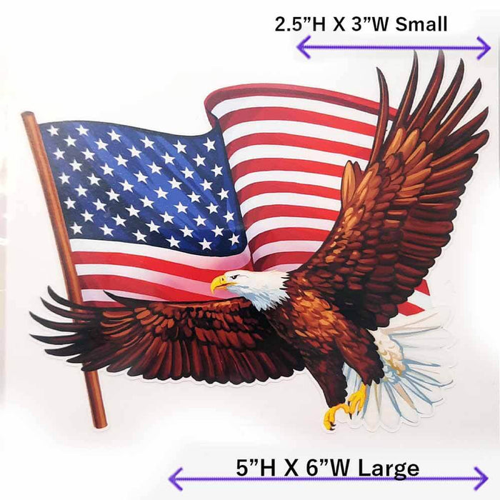 Bald eagle Flag of the United States Decal, eagle transparent background  PNG clipart