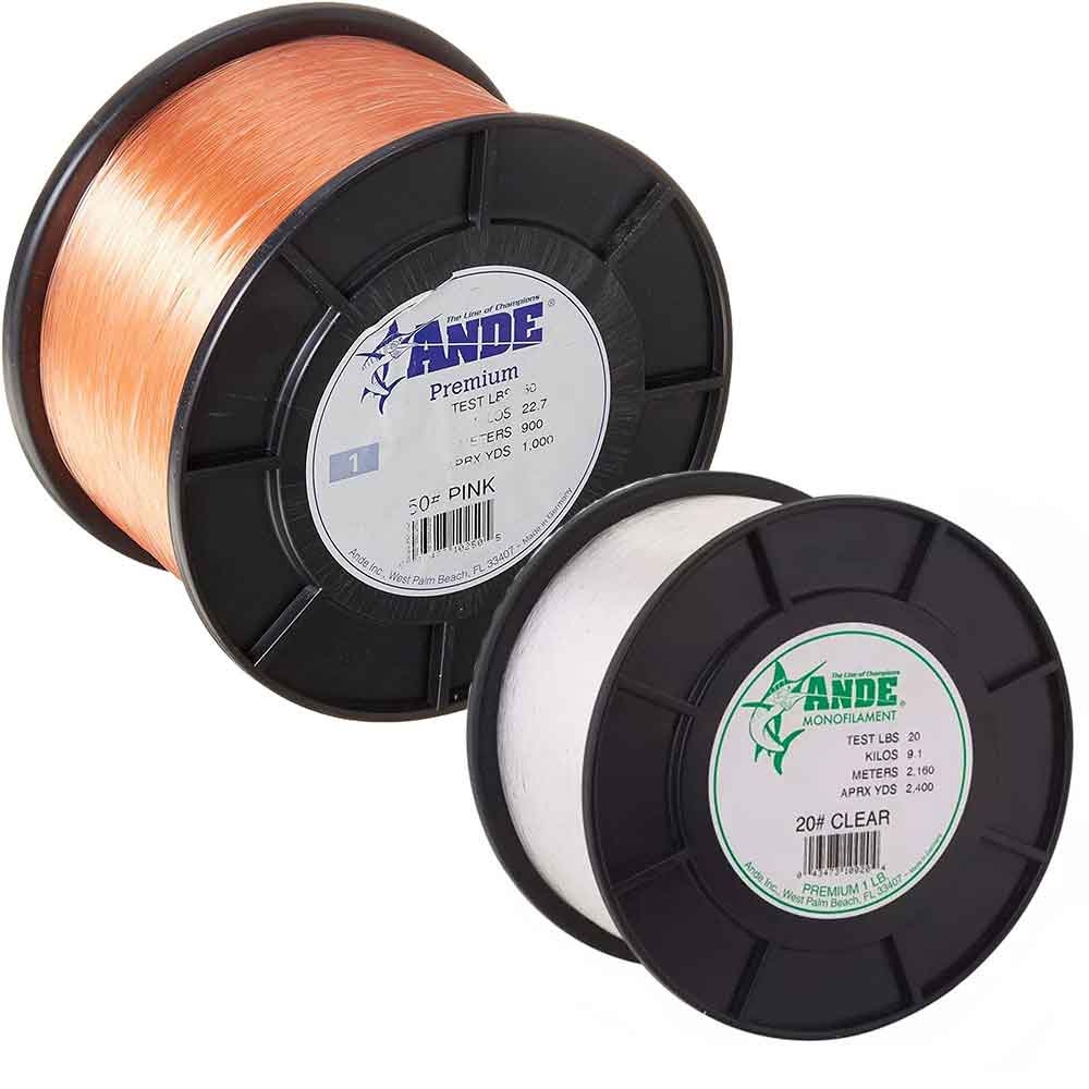 Ande 1/4lb Spool Premium Backcountry Monofilament Line - Capt. Harry's  Fishing Supply