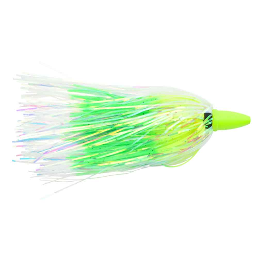 Billy Baits Rigged Turbo Whistler - Green/Chartreuse/Orange/Pearl