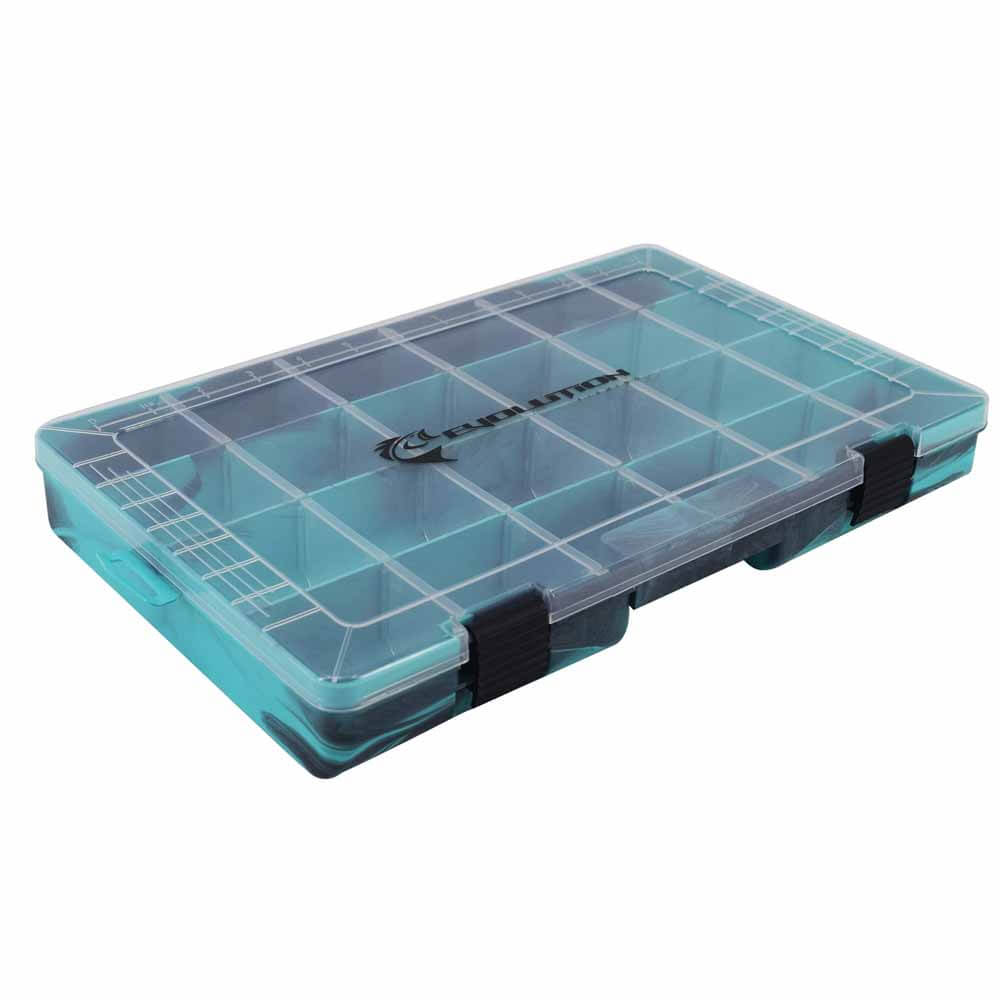 Evolution Outdoor 3500 Drift Series Fishing Tackle Tray – Colored Tackle Box
