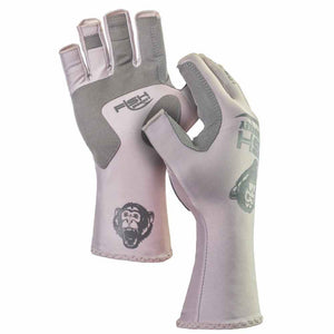 Fish Monkey Lt Grey Half Finger Guide Gloves FM11 – Capt. Harry's