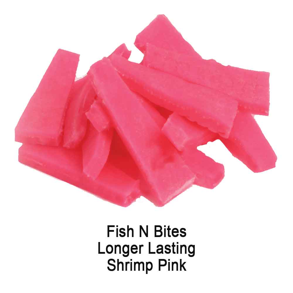 Fishbites Longer Lasting Fish'n Strips Soft Baits - Scent: Clam - Color:  Flesh
