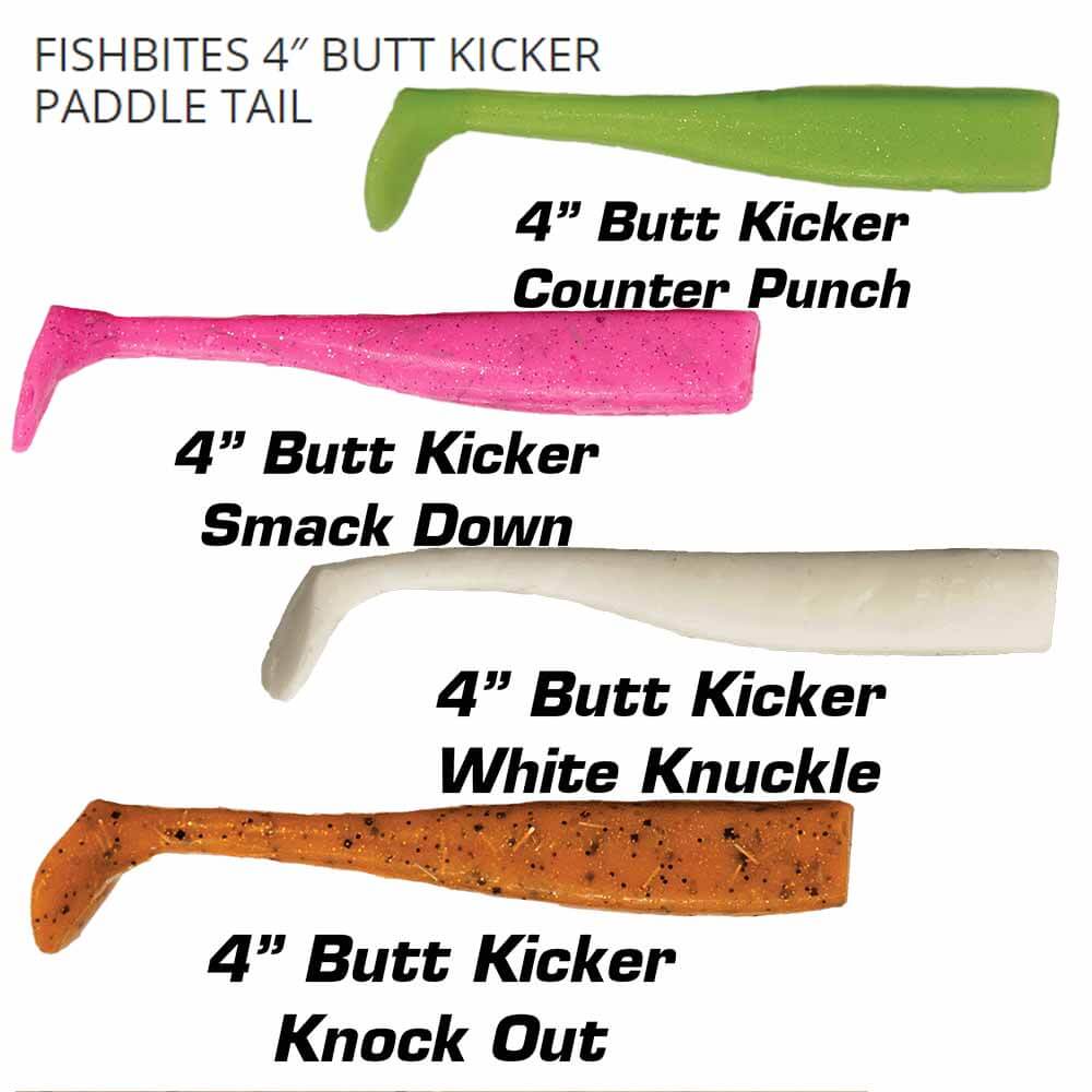 Fishbites Fight Club 4” Butt Kicker Paddle Tail Swimbait Lure – Capt.  Harry's Fishing Supply