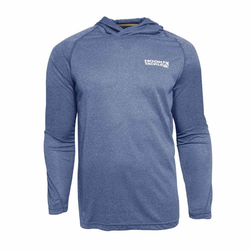 Hook & Tackle Blue Heather Seamount Men's L/S Hoodie – Capt. Harry's  Fishing Supply