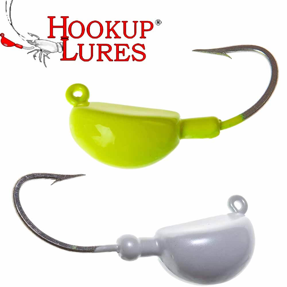 Hookup Lures Big Jig Heads 6/0 Duratin Hook 1.5OZ – Capt. Harry's