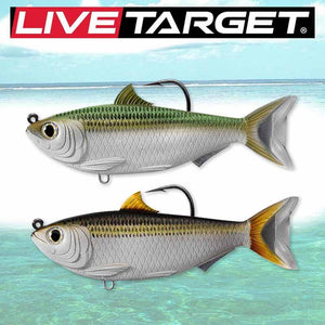 LIVETARGET 4.5in Threadfin Shad Swimbait – Capt. Harry's Fishing