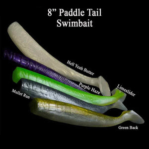 NLBN 5IN Paddle Tail Swimbaits 3Pk - Capt. Harry's Fishing Supply