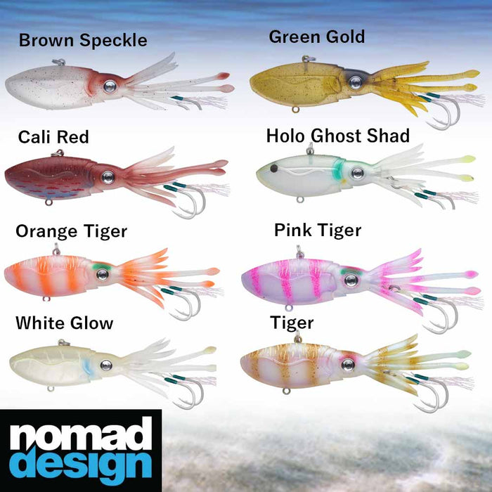 Nomad SQDTREX110-HGS Squidtrex Holo Ghost Shad 110mm 1-3/4oz