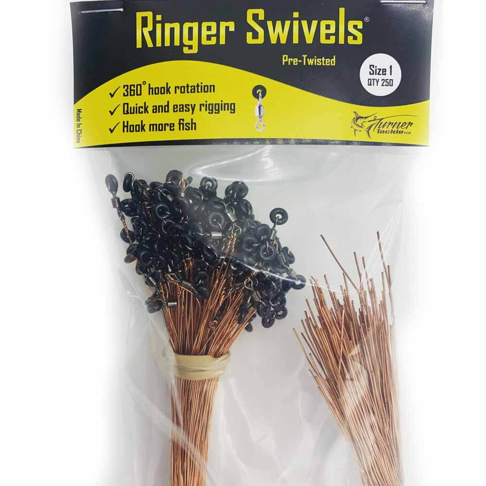 Pre-Twisted #1 Ringer Swivels - Capt. Harry's Fishing Supply