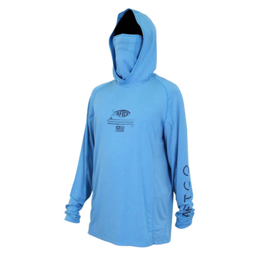 Fish Face Hoodie  Quick Drying Fishing Hoodie with Inbuilt Face