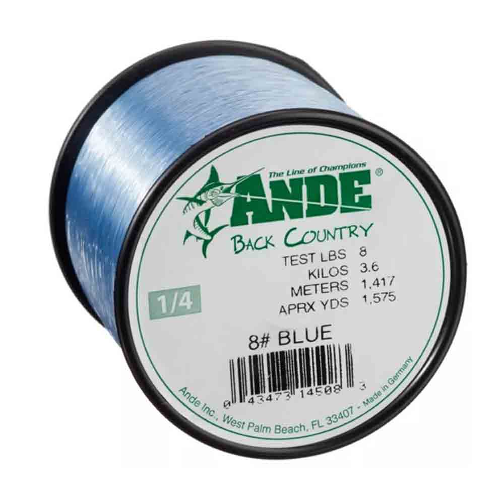 Ande Monofilament Line (Clear, 25 -Pounds Test, 1/4# Spool)