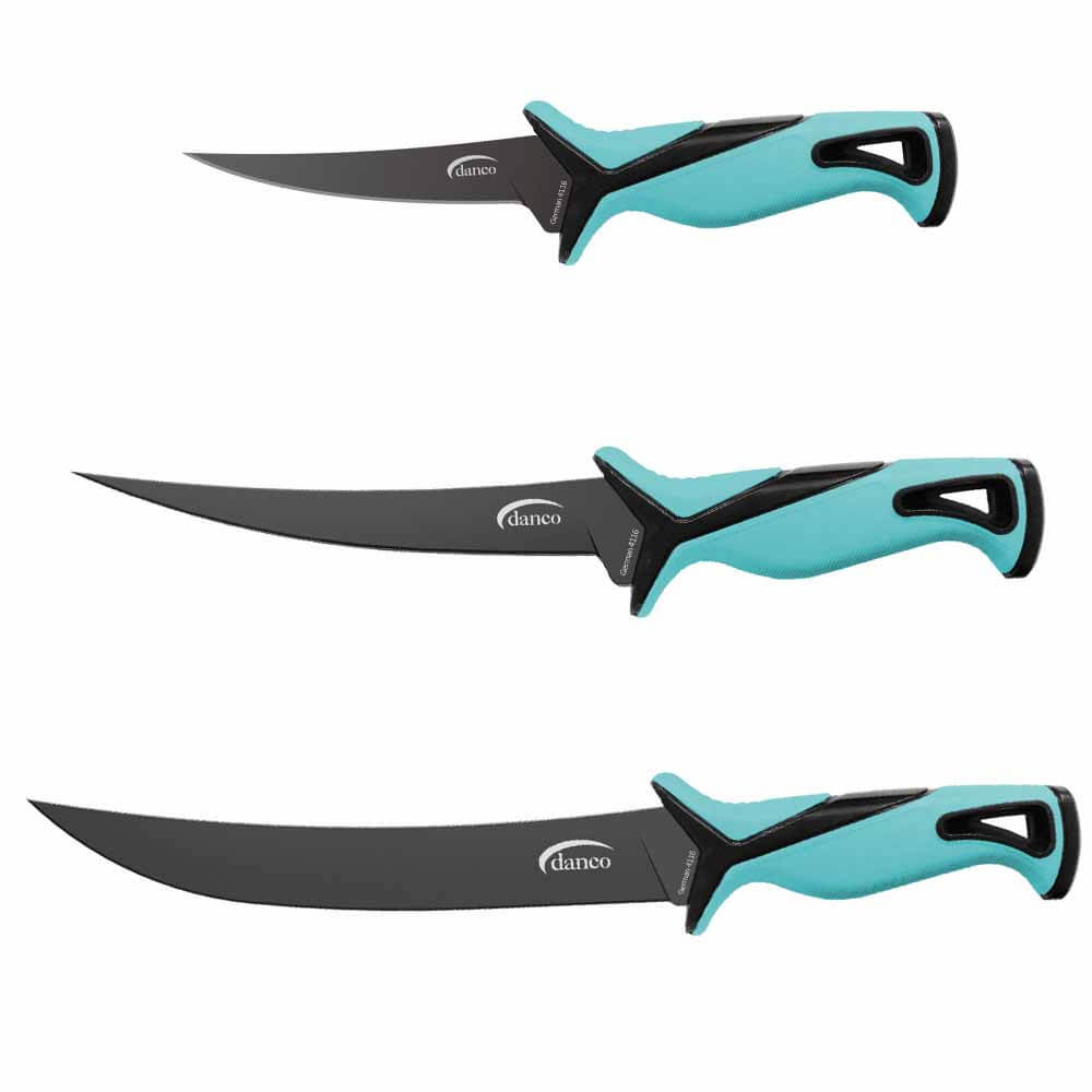  danco Pro Series 7 Fillet Knife  Full Tang German G4116  Stainless-Steel Blades with Teflon Coating, Molded Nylon Sheath, Perfect  for Saltwater Fishing & Hunting : Sports & Outdoors