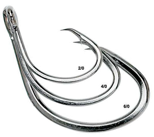 Fudo Tuna Ringed Eye Hooks - 2 Pack - Size 8/0
