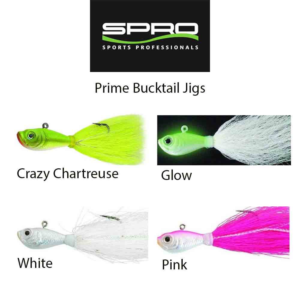 Spro Prime Bucktail Jig 3/8 oz. Pink