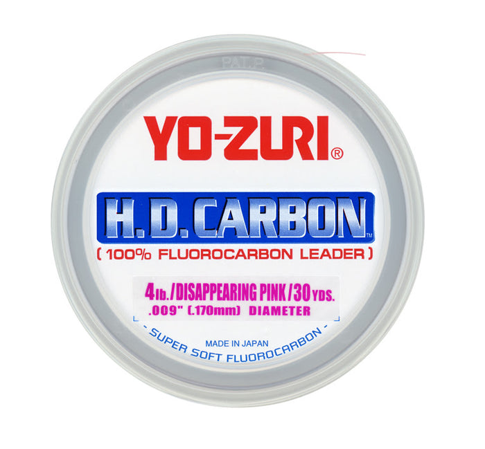 Yo-Zuri HD Pink Fluorocarbon Fishing Line 40lb 30yd 